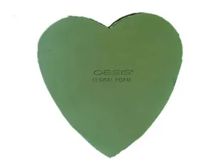 27cm Large Oasis Heart Foam for Fresh Flower