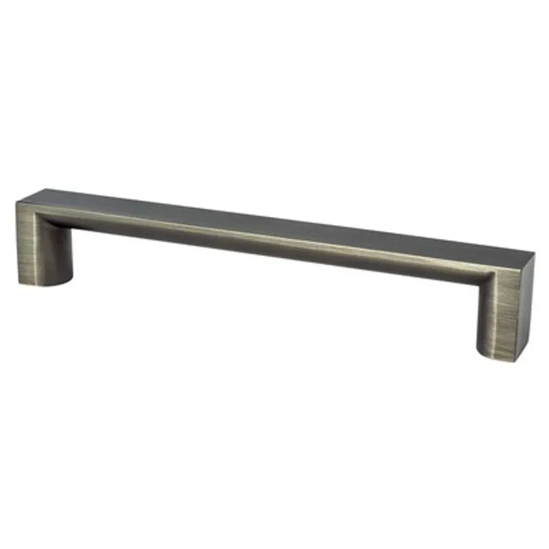 6.81" Contemporary Square Pull in Graphite from Elevate Collection