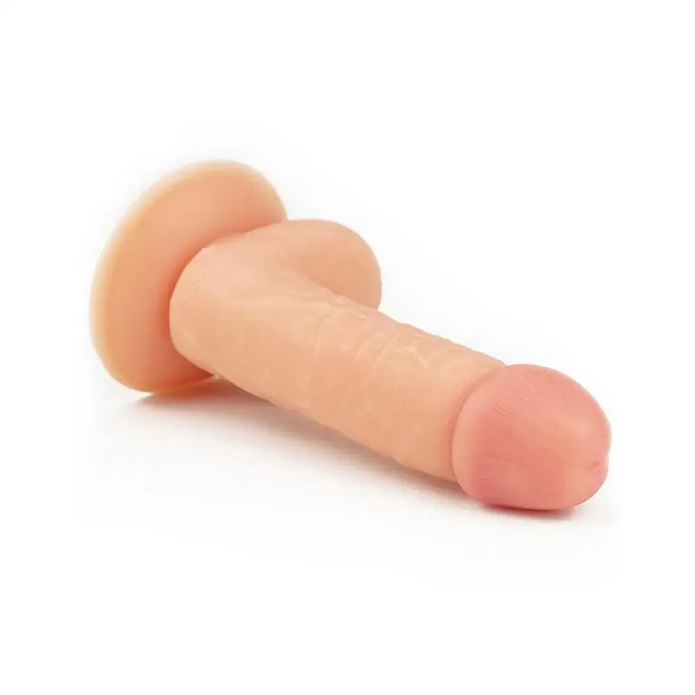 7-inch Ultra Soft Flesh Pink Realistic Dildo with Suction Cup