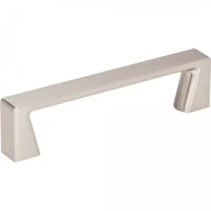 96 MM CENTER-TO-CENTER SATIN NICKEL SQUARE BOSWELL CABINET PULL #177-96SN