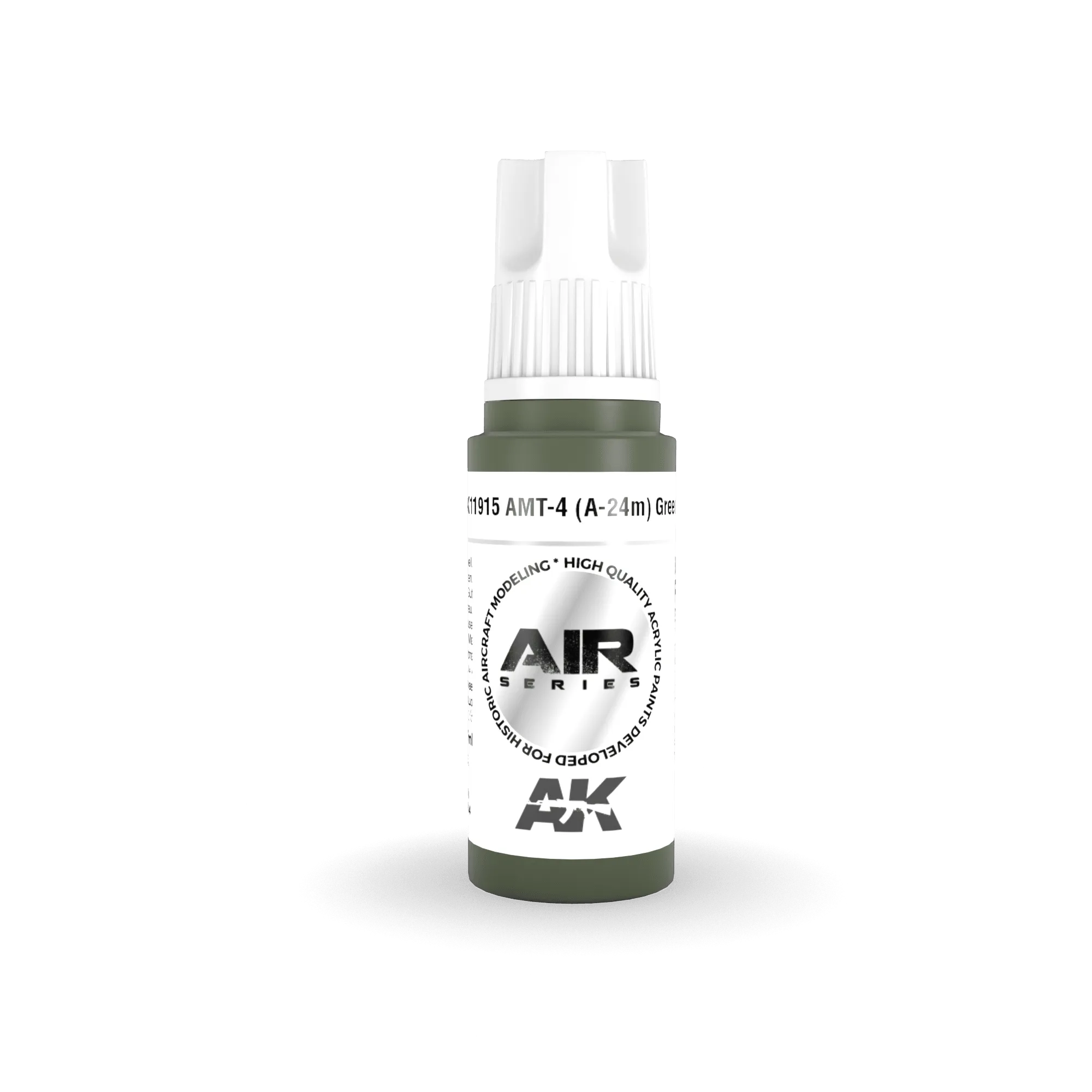 AK Interactive AK11915 3G Air AMT-4 (A-24M) Green Paint 17ml