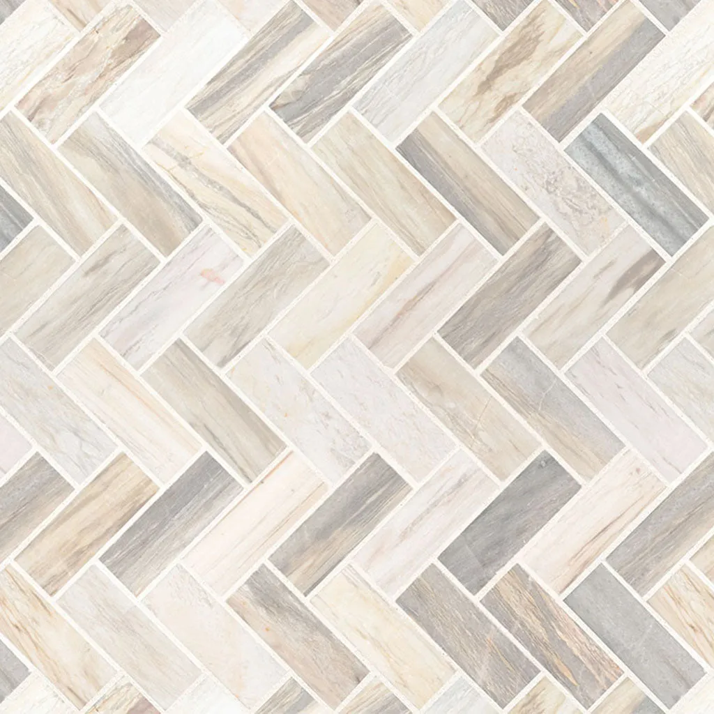 Angora Herringbone - Stone Tile