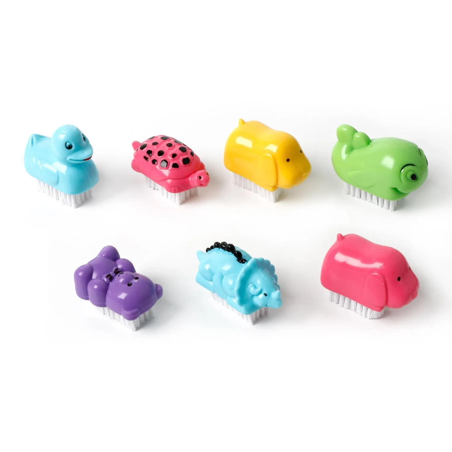 Animal Handle Nail Scrubber Brush