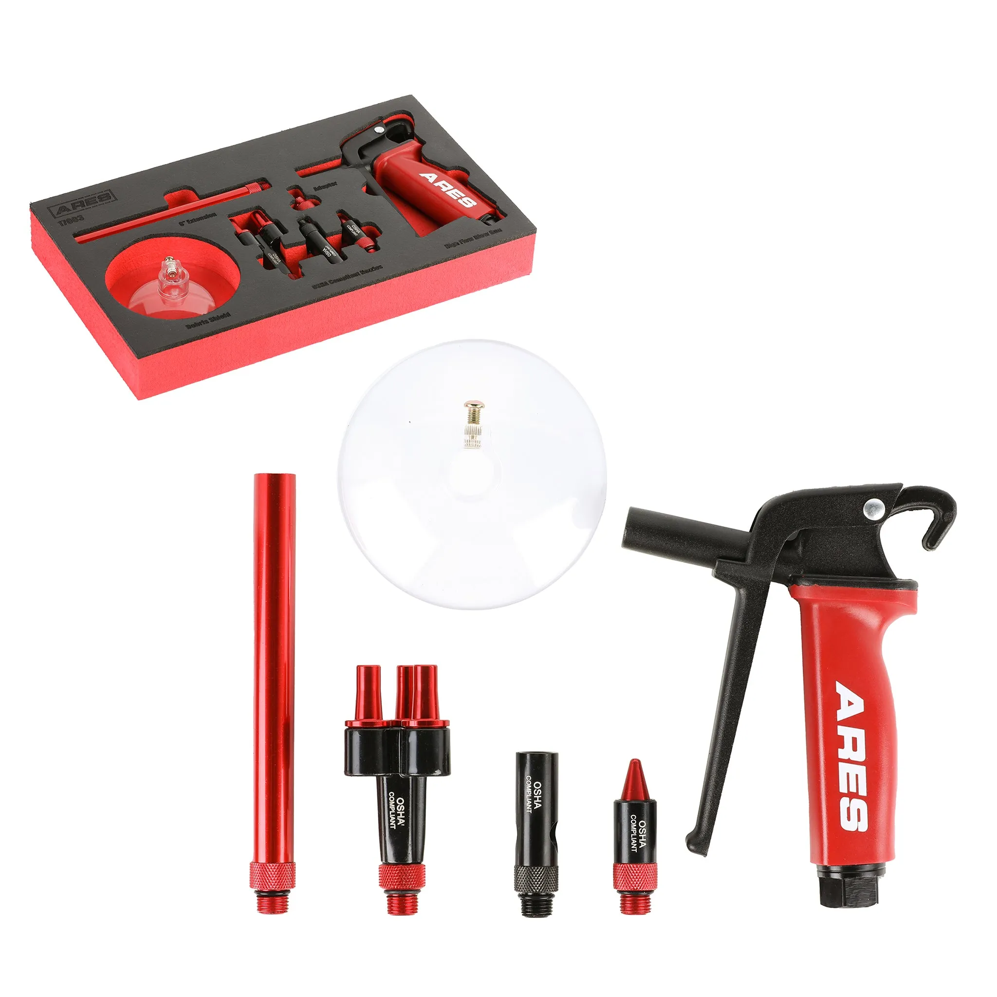 ARES 17003 - High Flow Air Blow Gun Master Set