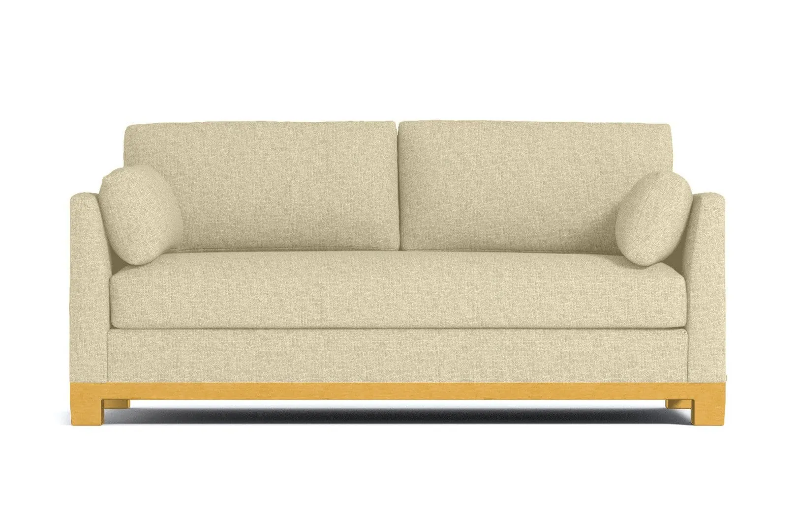 Avalon Queen Size Sleeper Sofa Bed :: Leg Finish: Natural / Sleeper Option: Deluxe Innerspring Mattress