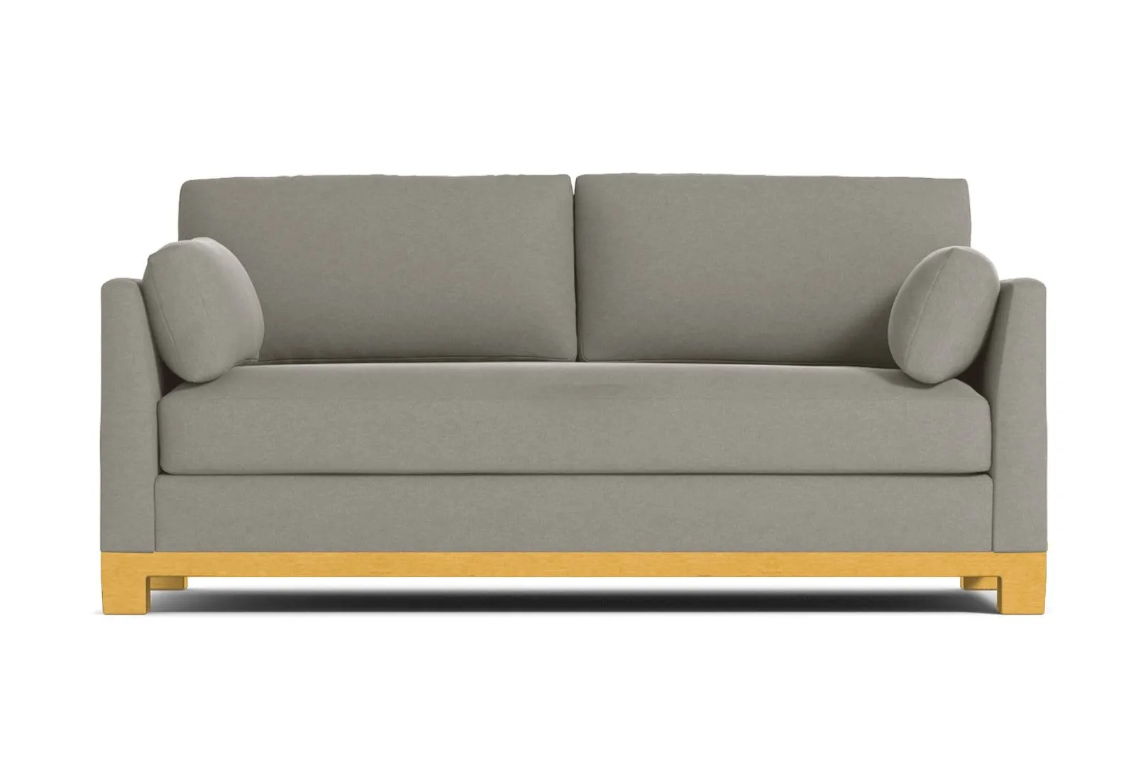 Avalon Queen Size Sleeper Sofa Bed :: Leg Finish: Natural / Sleeper Option: Deluxe Innerspring Mattress