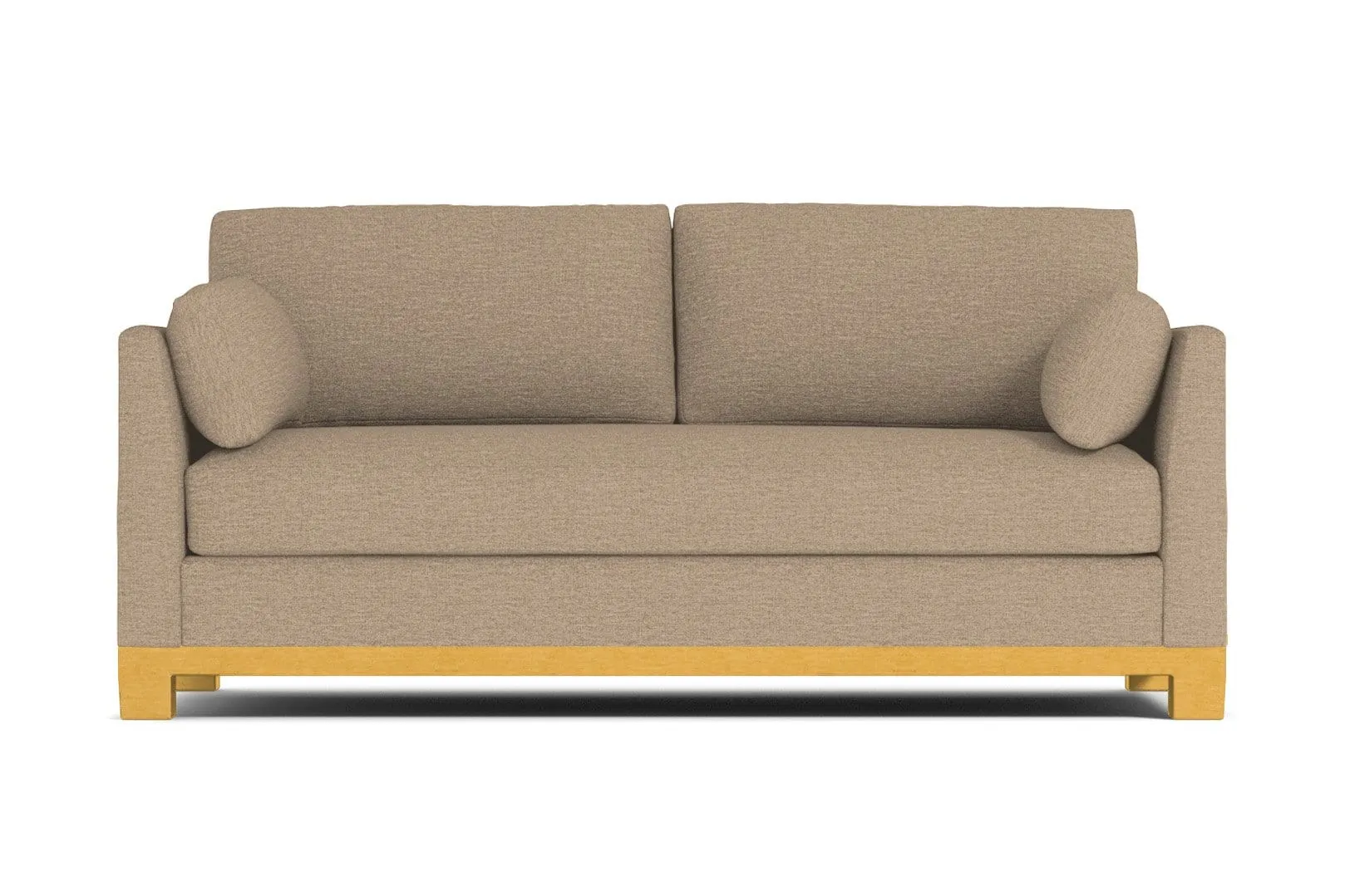 Avalon Queen Size Sleeper Sofa Bed :: Leg Finish: Natural / Sleeper Option: Deluxe Innerspring Mattress