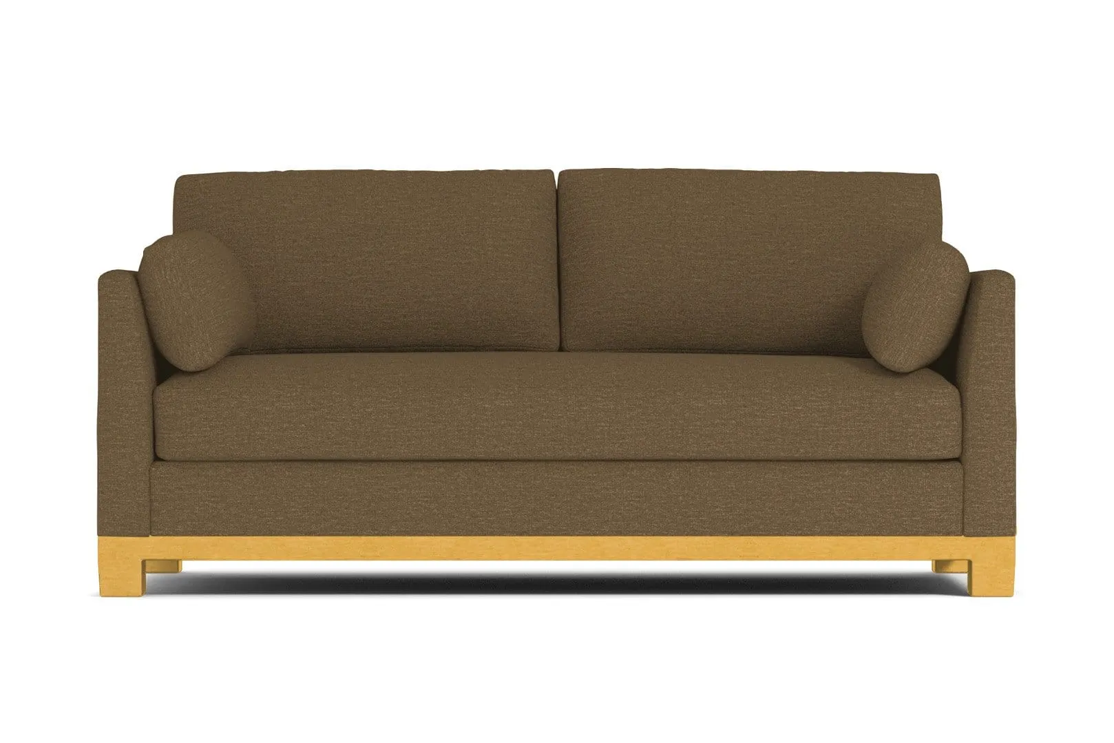 Avalon Queen Size Sleeper Sofa Bed :: Leg Finish: Natural / Sleeper Option: Deluxe Innerspring Mattress