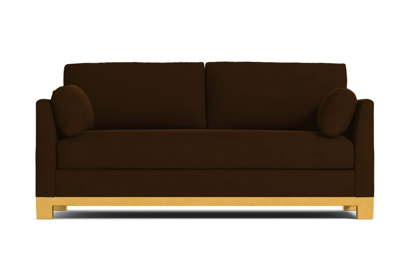 Avalon Queen Size Sleeper Sofa Bed :: Leg Finish: Natural / Sleeper Option: Deluxe Innerspring Mattress