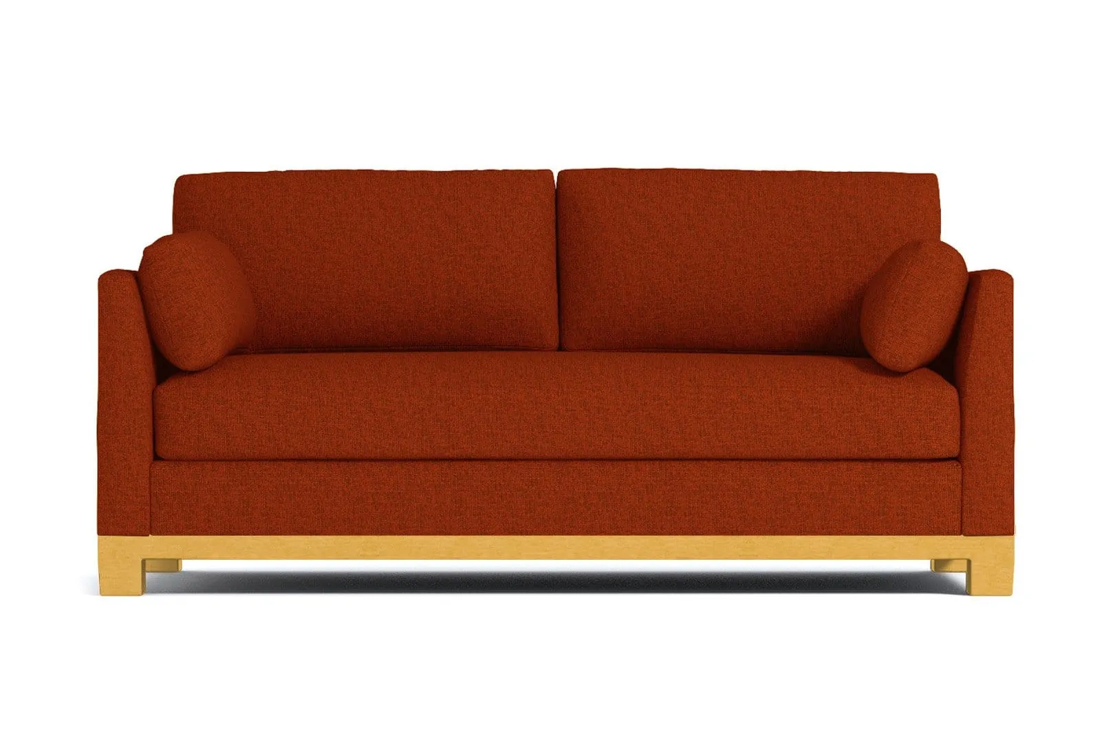 Avalon Queen Size Sleeper Sofa Bed :: Leg Finish: Natural / Sleeper Option: Memory Foam Mattress