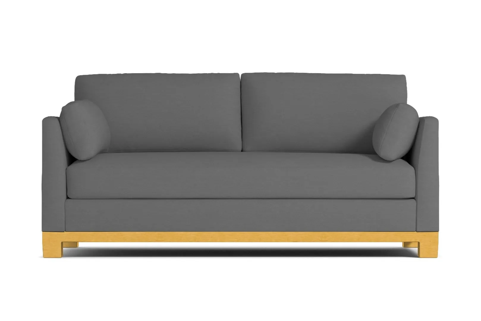 Avalon Queen Size Sleeper Sofa Bed :: Leg Finish: Natural / Sleeper Option: Memory Foam Mattress