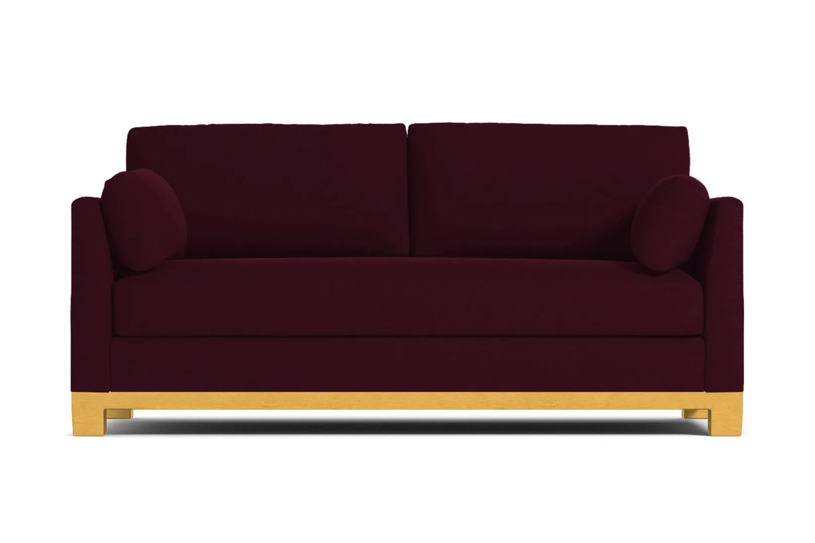 Avalon Queen Size Sleeper Sofa Bed :: Leg Finish: Natural / Sleeper Option: Memory Foam Mattress