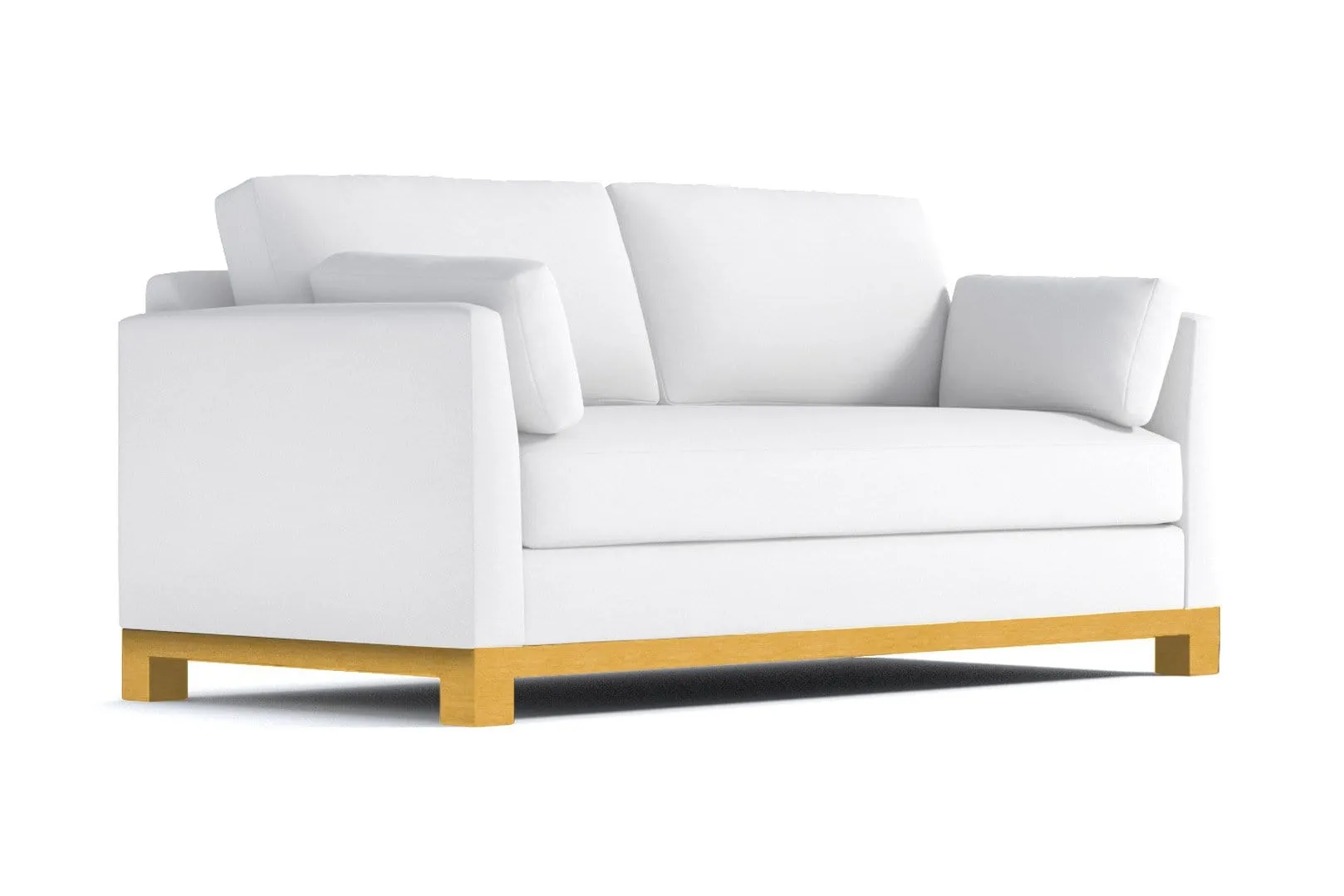 Avalon Queen Size Sleeper Sofa Bed :: Leg Finish: Natural / Sleeper Option: Memory Foam Mattress