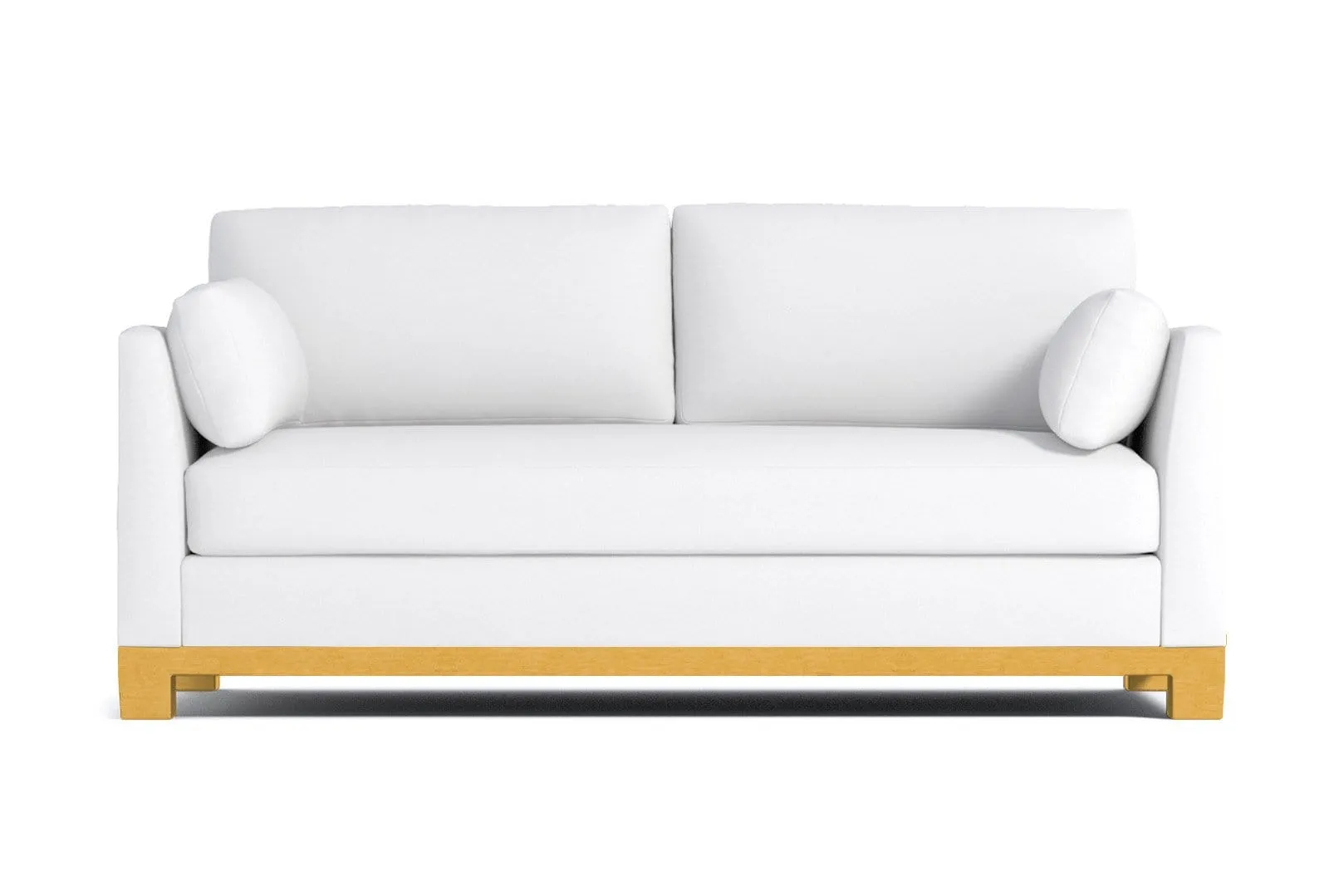 Avalon Queen Size Sleeper Sofa Bed :: Leg Finish: Natural / Sleeper Option: Memory Foam Mattress