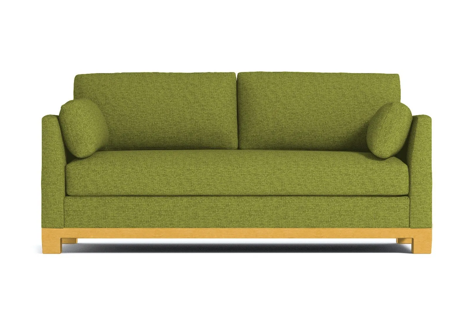 Avalon Queen Size Sleeper Sofa Bed :: Leg Finish: Natural / Sleeper Option: Memory Foam Mattress