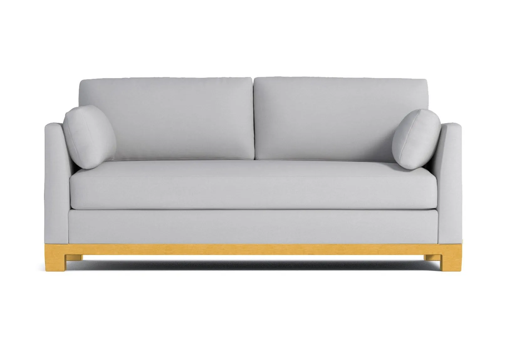 Avalon Queen Size Sleeper Sofa Bed :: Leg Finish: Natural / Sleeper Option: Memory Foam Mattress