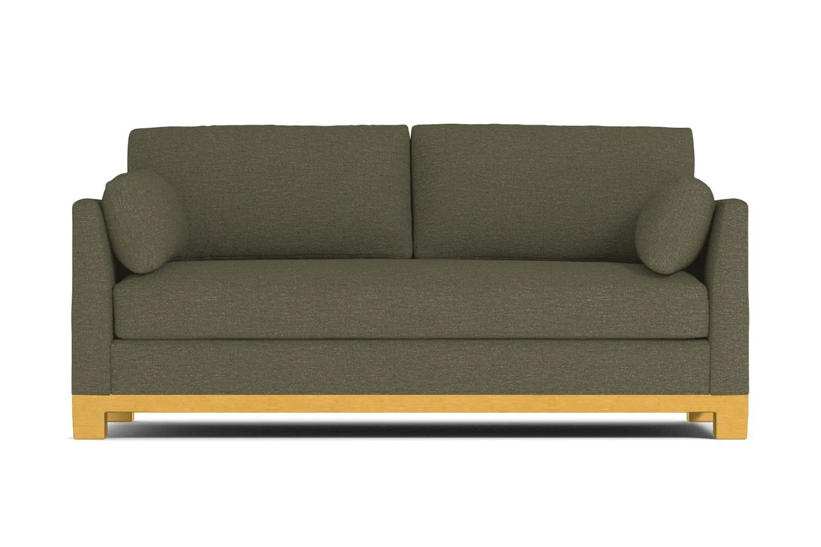 Avalon Queen Size Sleeper Sofa Bed :: Leg Finish: Natural / Sleeper Option: Memory Foam Mattress