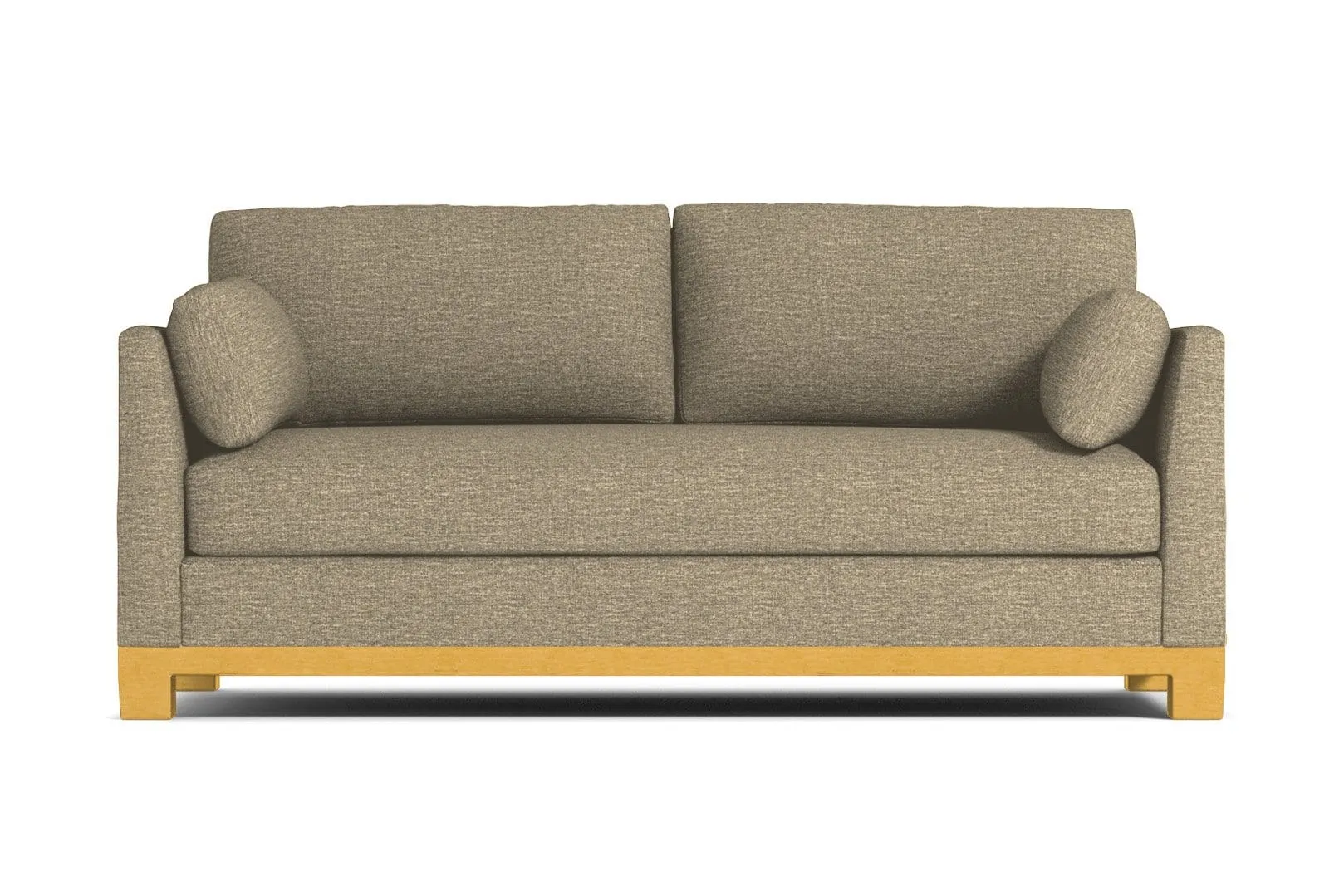 Avalon Queen Size Sleeper Sofa Bed :: Leg Finish: Natural / Sleeper Option: Memory Foam Mattress