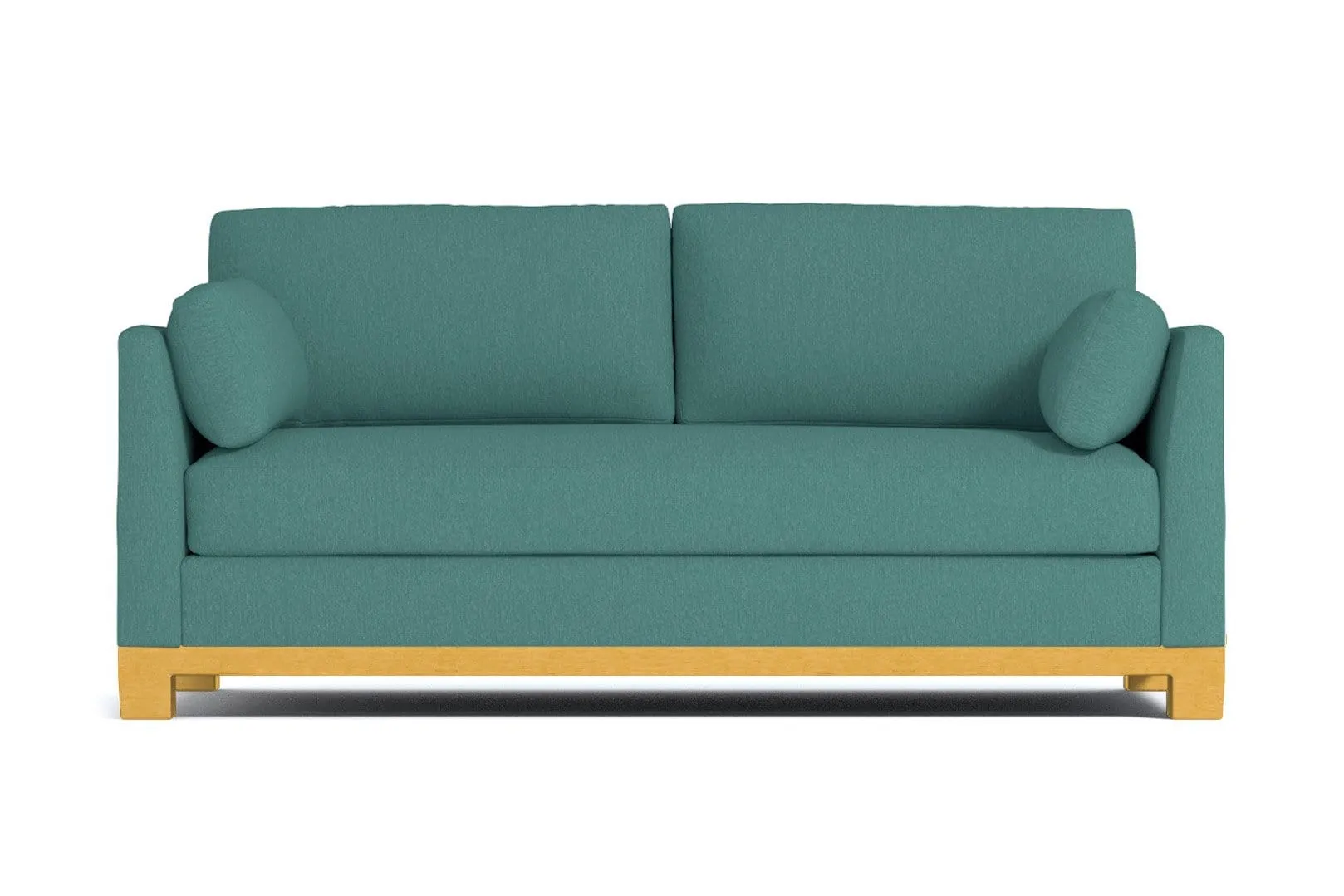 Avalon Queen Size Sleeper Sofa Bed :: Leg Finish: Natural / Sleeper Option: Memory Foam Mattress