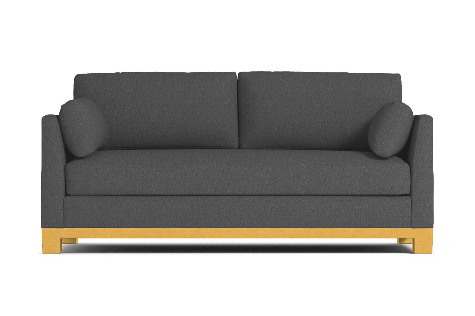 Avalon Queen Size Sleeper Sofa Bed :: Leg Finish: Natural / Sleeper Option: Memory Foam Mattress