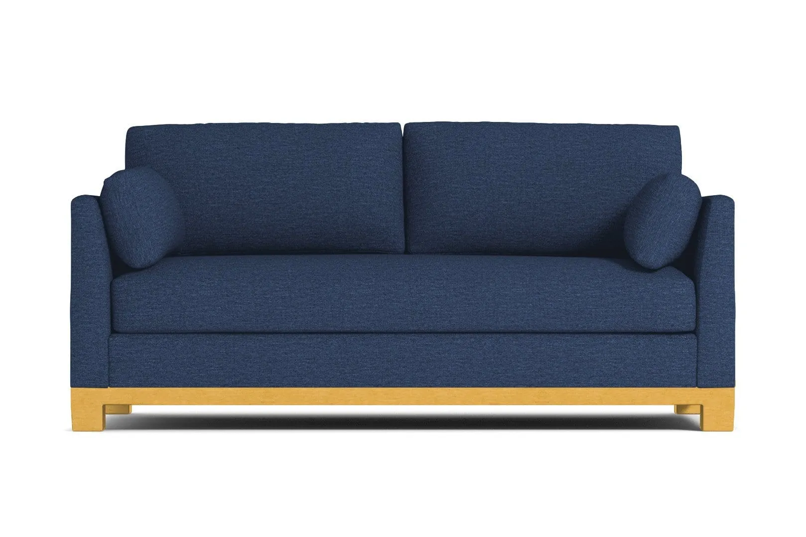 Avalon Queen Size Sleeper Sofa Bed :: Leg Finish: Natural / Sleeper Option: Memory Foam Mattress