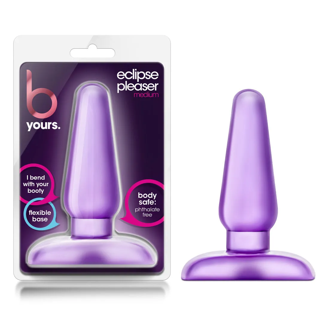 B Yours By Blush® | Eclipse Pleaser Purple 4.75-Inch Anal Plug