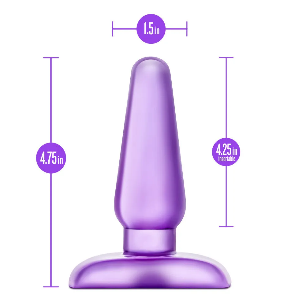 B Yours By Blush® | Eclipse Pleaser Purple 4.75-Inch Anal Plug