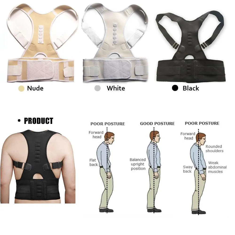 Back Brace for Posture Support ~ Scoliosis Corrector Thoracic Pain Relief