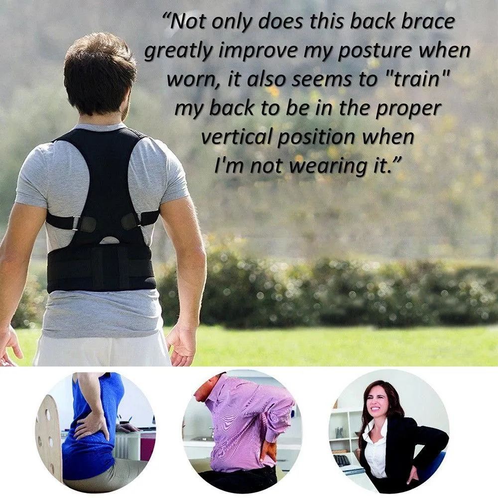 Back Brace for Posture Support ~ Scoliosis Corrector Thoracic Pain Relief