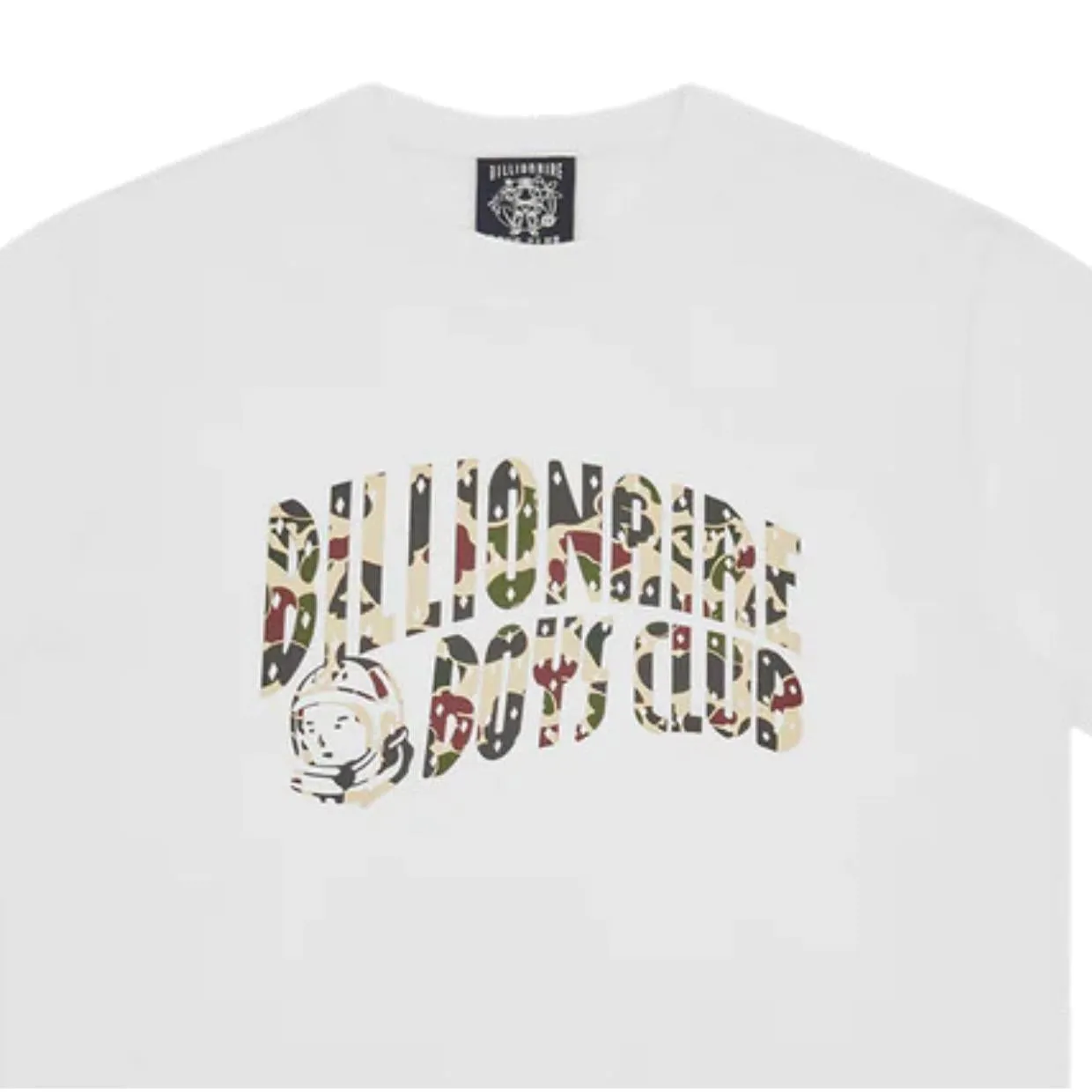 Billionaire Boys Club Duck Camo Arch Logo White T-Shirt