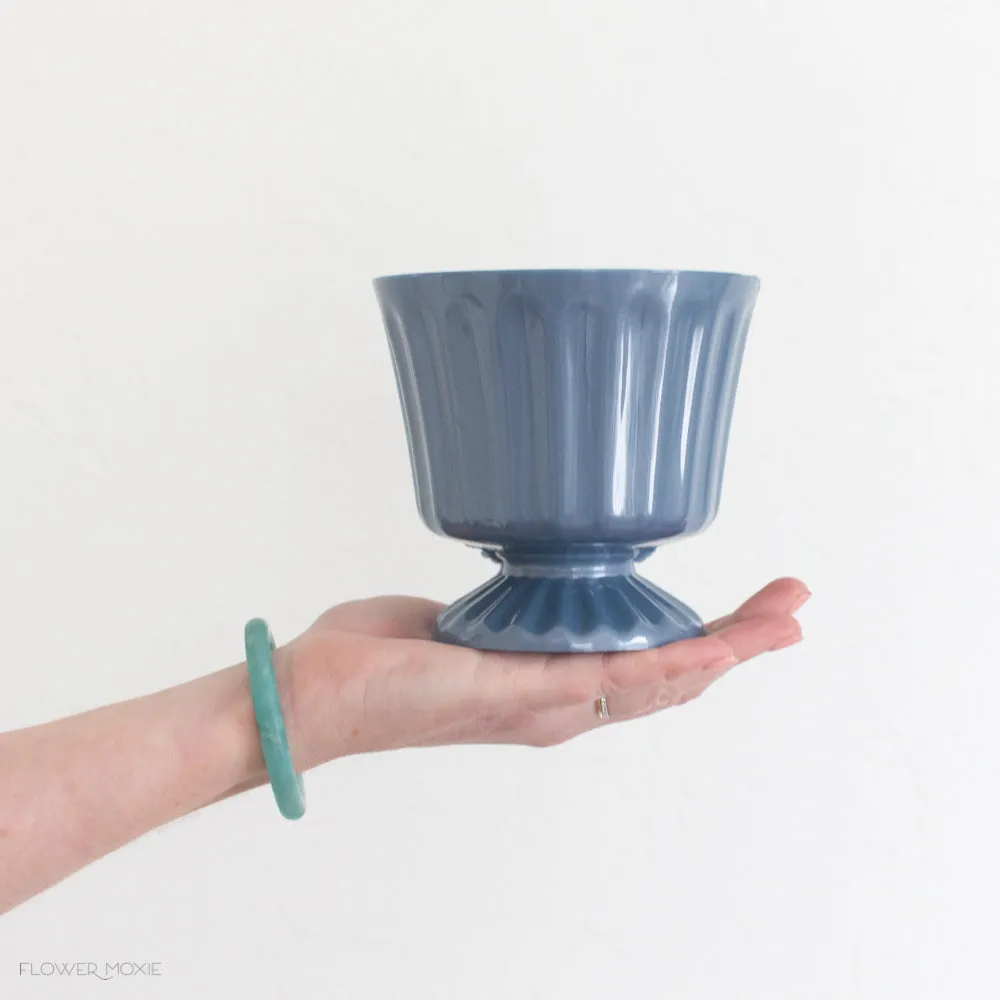 Blue Footed Jardinere Vase