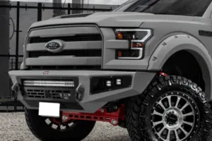 Bodyguard GAF11BN1B Ford F250/F350 Superduty 2011-2016 A2L Base Front Bumper Single Light Bar Cutout