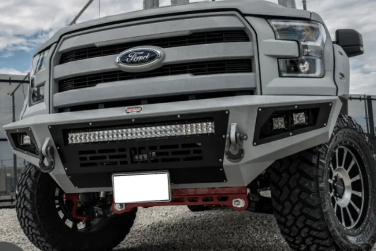 Bodyguard GAF11BN1B Ford F250/F350 Superduty 2011-2016 A2L Base Front Bumper Single Light Bar Cutout