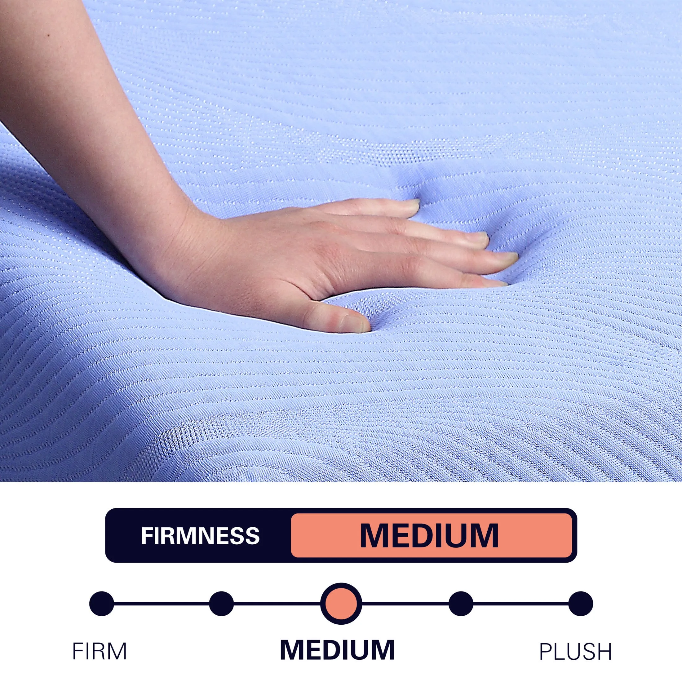 Bridgevine Home 12 inch Refresh Hybrid Cooling GelCare Memory Foam and Coil Adult Mattress, Full Size