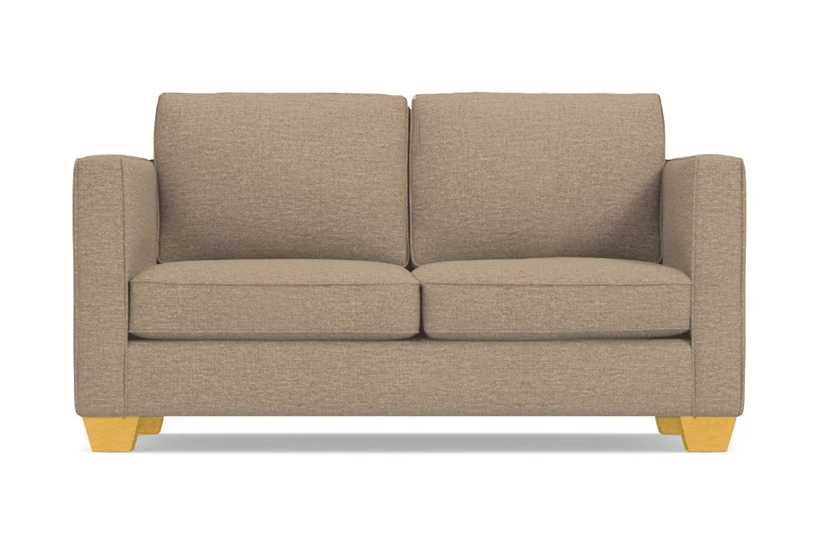 Catalina Apartment Size Sleeper Sofa Bed :: Leg Finish: Natural / Sleeper Option: Memory Foam Mattress