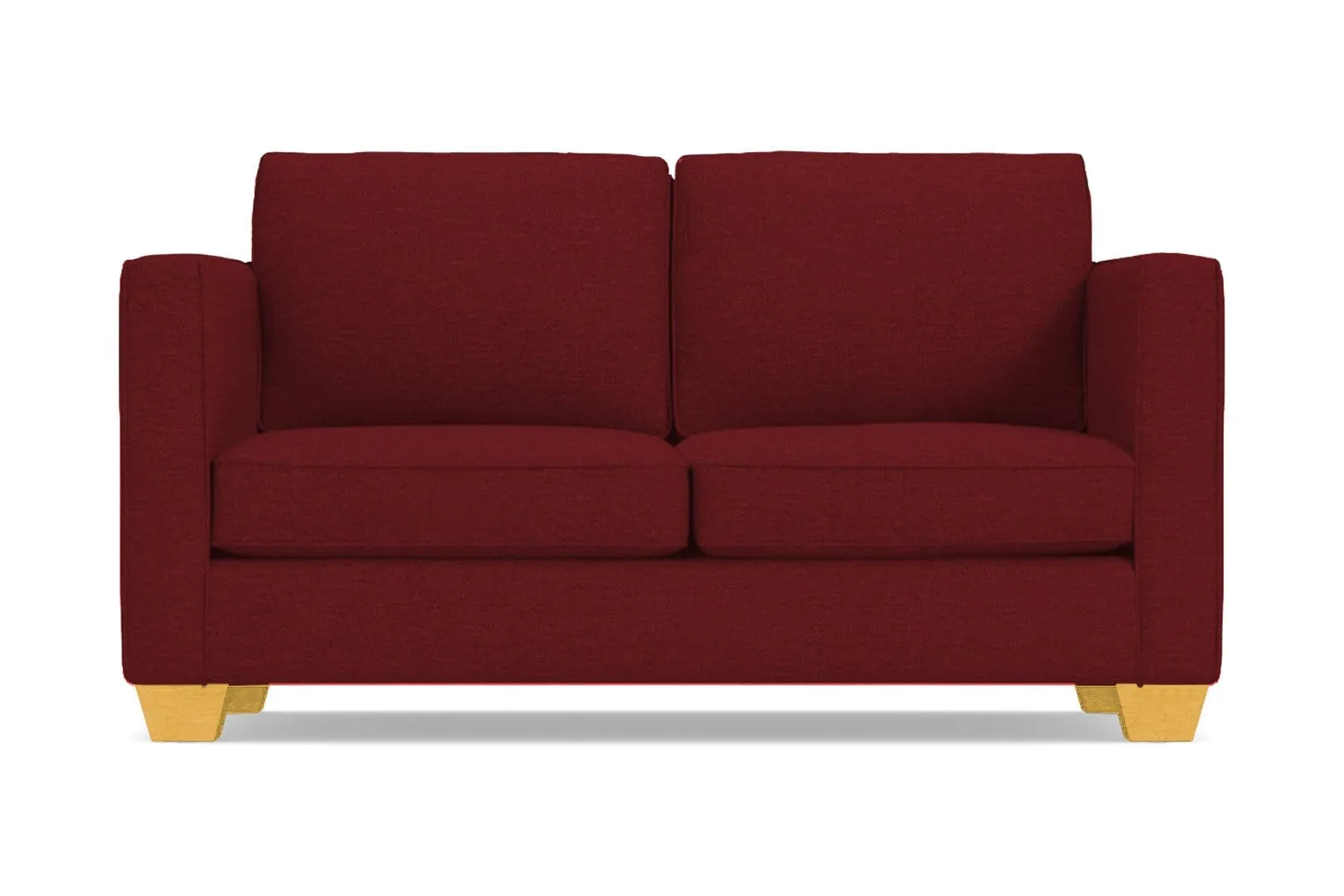 Catalina Apartment Size Sleeper Sofa Bed :: Leg Finish: Natural / Sleeper Option: Memory Foam Mattress