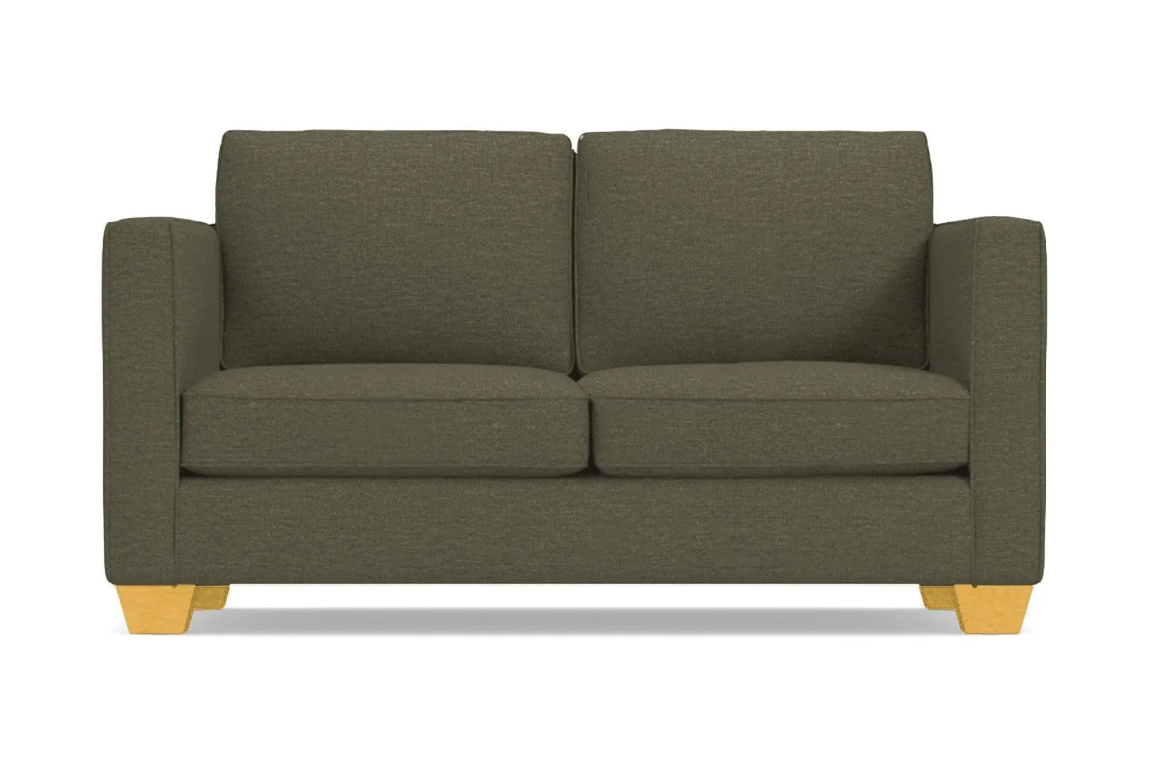 Catalina Apartment Size Sleeper Sofa Bed :: Leg Finish: Natural / Sleeper Option: Memory Foam Mattress