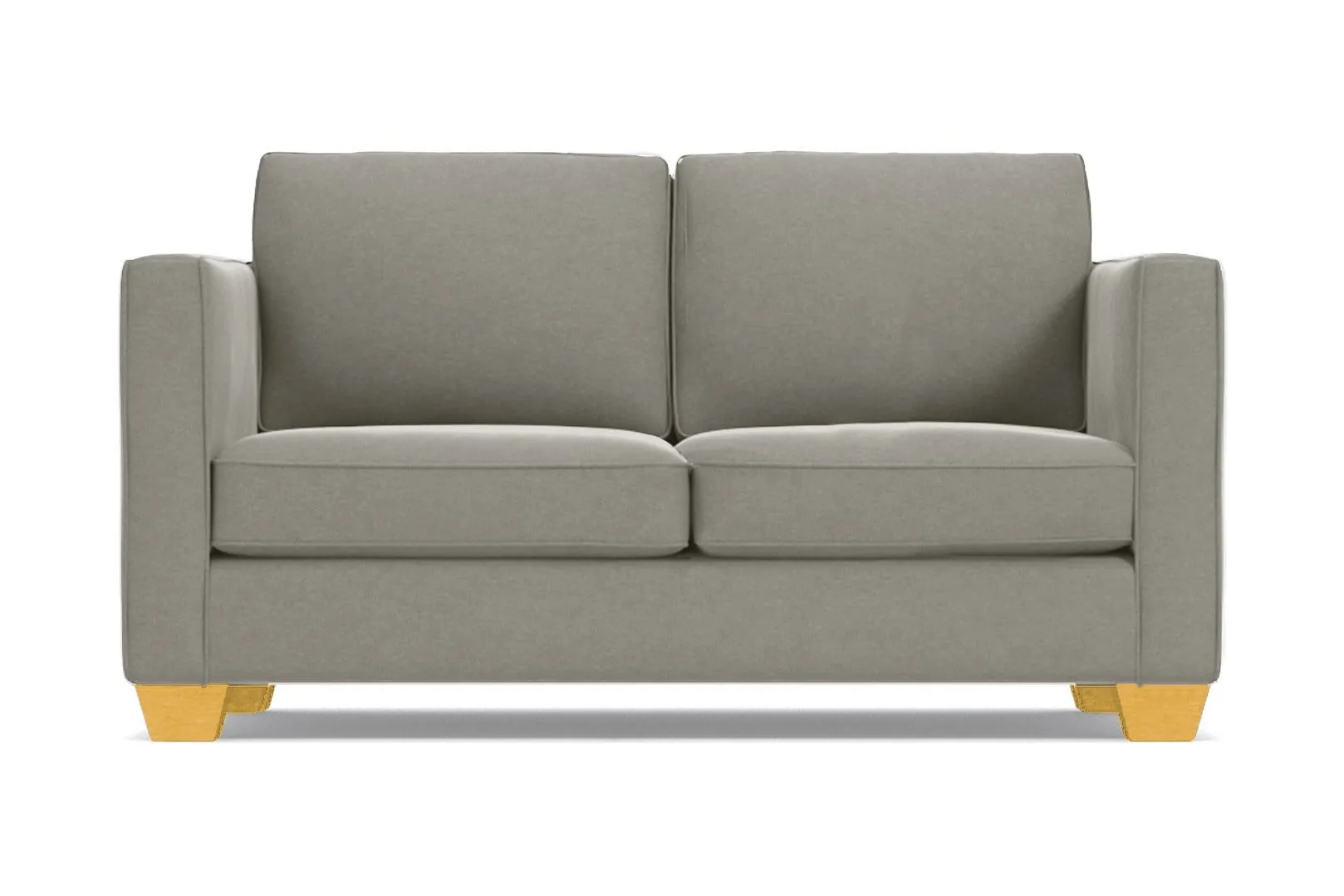 Catalina Apartment Size Sleeper Sofa Bed :: Leg Finish: Natural / Sleeper Option: Memory Foam Mattress