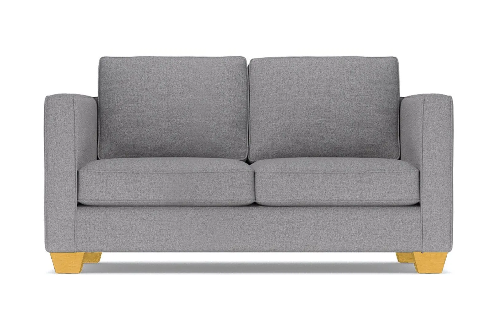 Catalina Apartment Size Sleeper Sofa Bed :: Leg Finish: Natural / Sleeper Option: Memory Foam Mattress