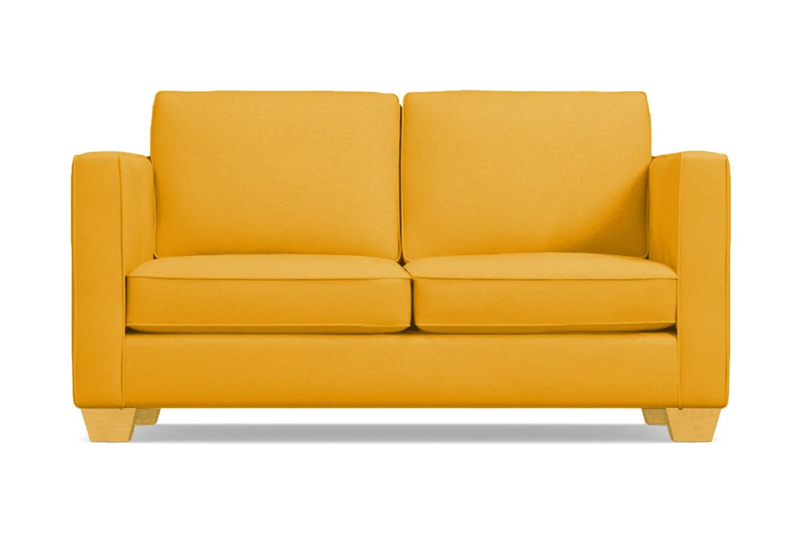 Catalina Apartment Size Sleeper Sofa Bed :: Leg Finish: Natural / Sleeper Option: Memory Foam Mattress