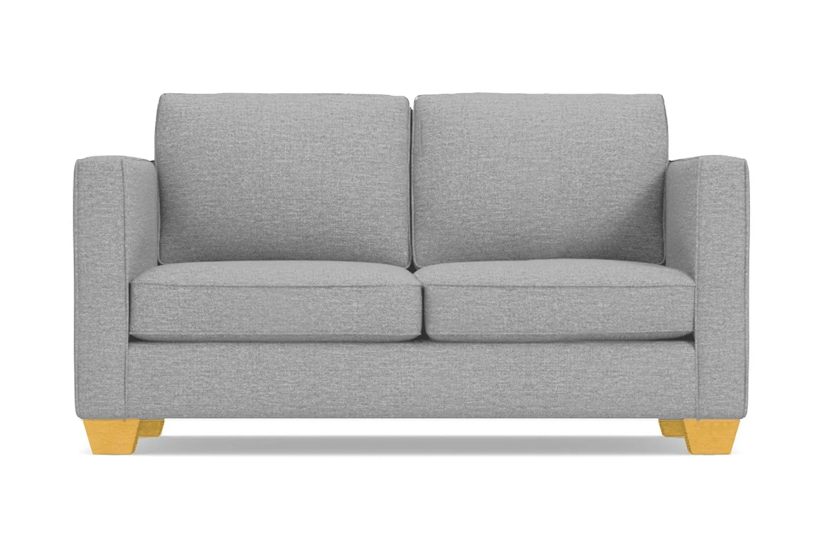 Catalina Apartment Size Sleeper Sofa Bed :: Leg Finish: Natural / Sleeper Option: Memory Foam Mattress