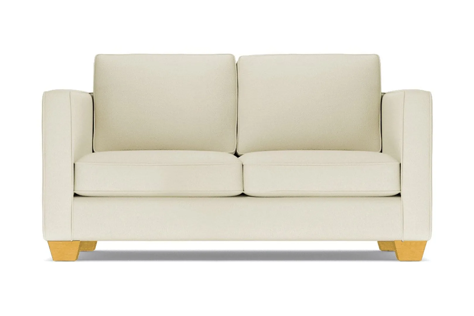 Catalina Apartment Size Sleeper Sofa Bed :: Leg Finish: Natural / Sleeper Option: Memory Foam Mattress