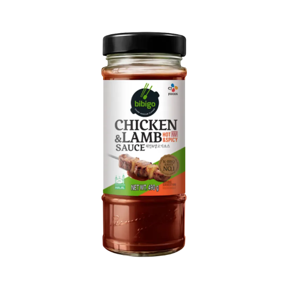 CJ BIBIGO Chicken & Lamb Sauce Hot & Spicy 490g