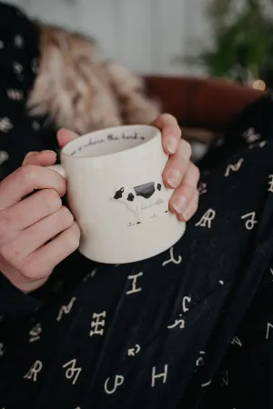 Cow Stoneware Mug