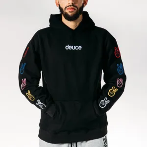 Deuce Peace Street Hoodie | Black