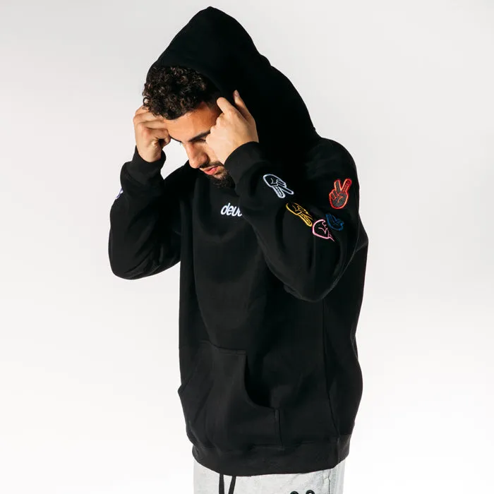 Deuce Peace Street Hoodie | Black