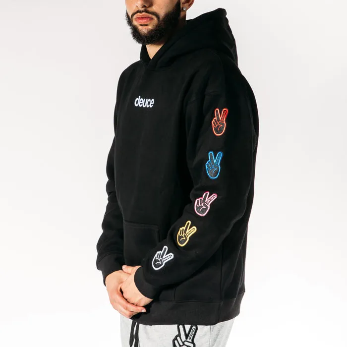 Deuce Peace Street Hoodie | Black