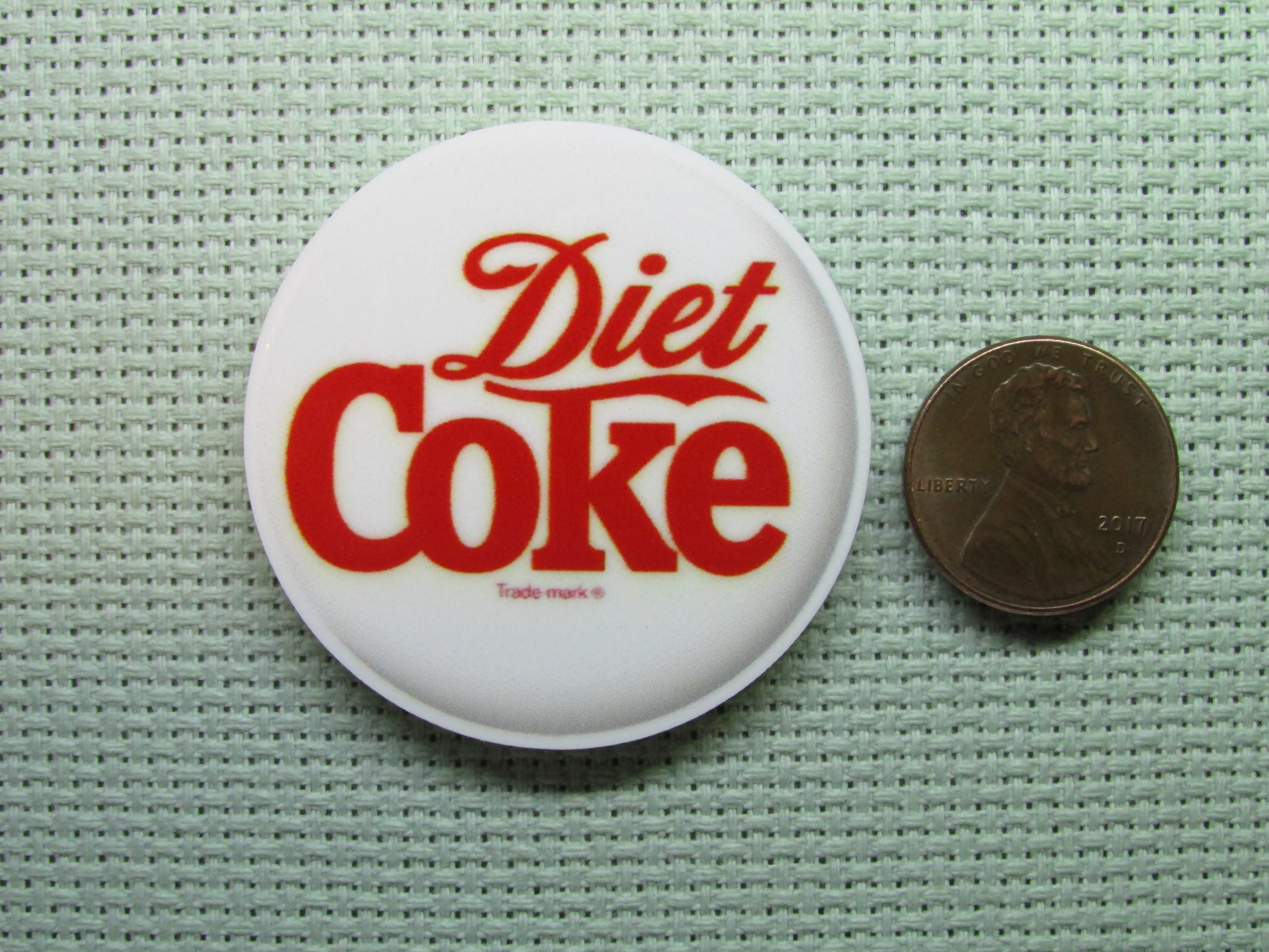 Diet Coke Needle Minder, Cover Minder, Magnet