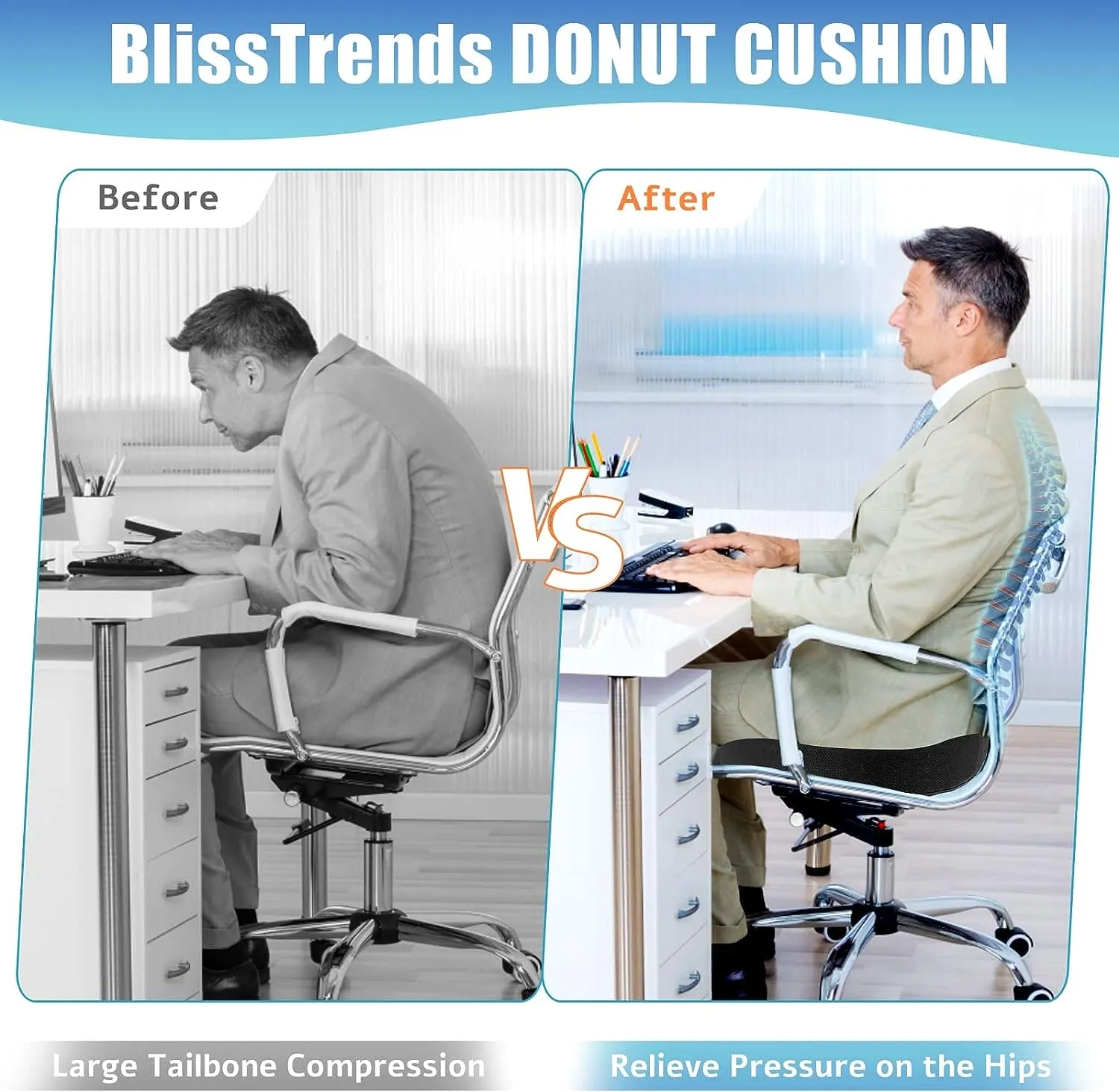 Donut Pillow hemorrhoid seat Cushion