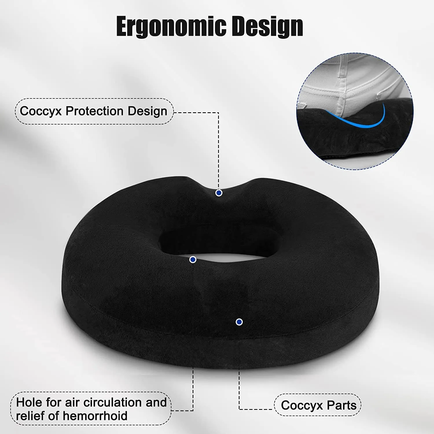 Donut Pillow hemorrhoid seat Cushion